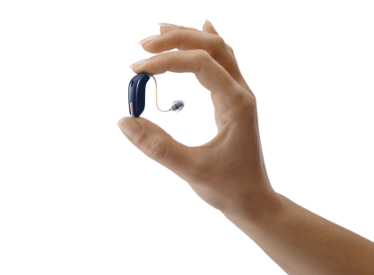 Mini Receiver In The Ear (RITE) hearing aid